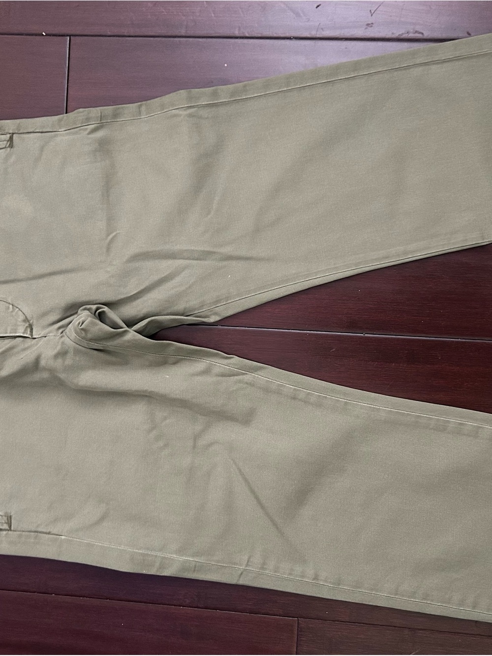 Men's Olive Green Chino Pants